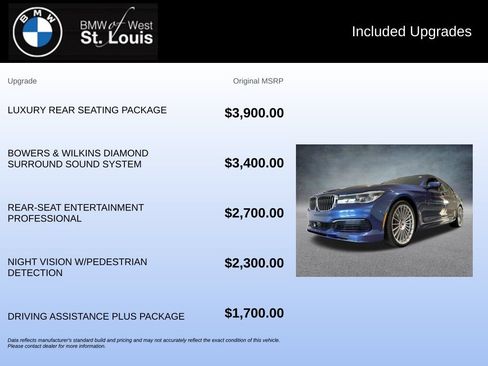 Used 2019 BMW ALPINA B7 xDrive w/ Luxury Rear Seating Package AWD/4WD image 20