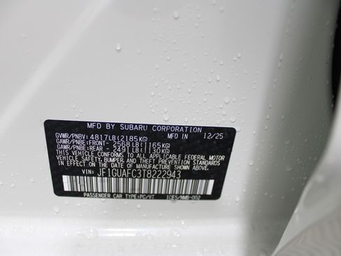 New 2026 Subaru Impreza 2.0i Sport image 35