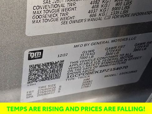 Used 2023 Chevrolet Silverado 1500 Custom image 23