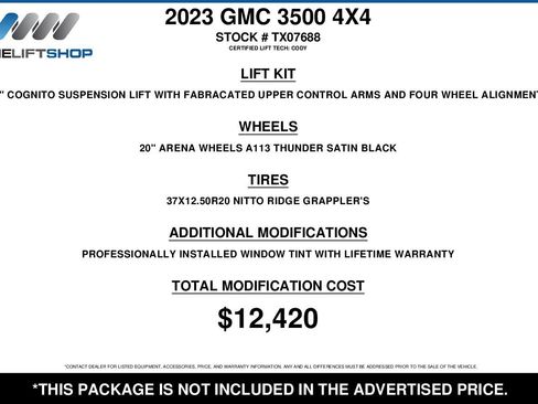 Used 2023 GMC Sierra 3500 SLT w/ SLT Premium Package image 2