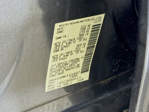 Used 2021 Nissan Titan SV w/ SV Convenience Package image 36