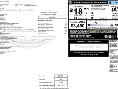 New 2026 Aston Martin V8 Vantage S RWD image 13