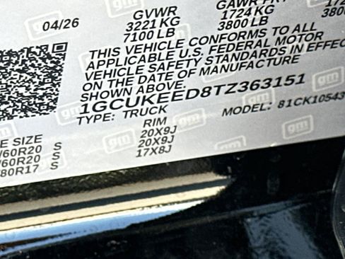 New 2026 Chevrolet Silverado 1500 RST w/ LPO, Dark Essentials Package AWD/4WD image 30