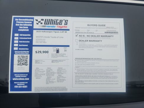 Used 2025 Volkswagen Tiguan SE image 13