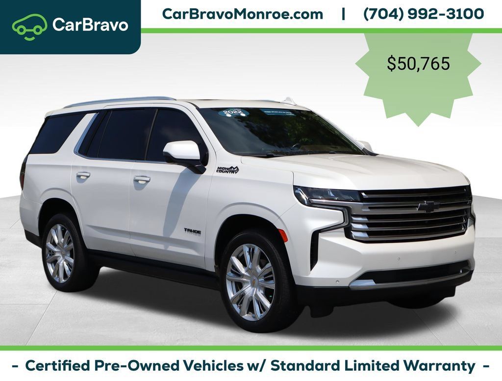 Certified 2022 Chevrolet Tahoe High Country AWD/4WD image 9