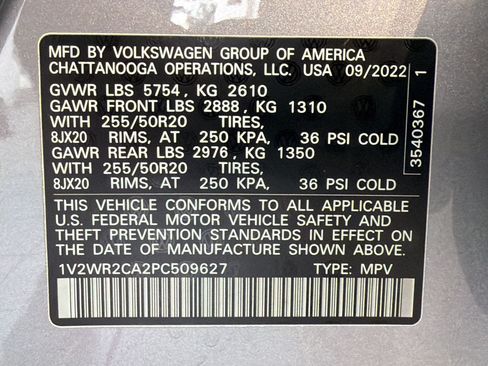 Used 2023 Volkswagen Atlas SE FWD image 20