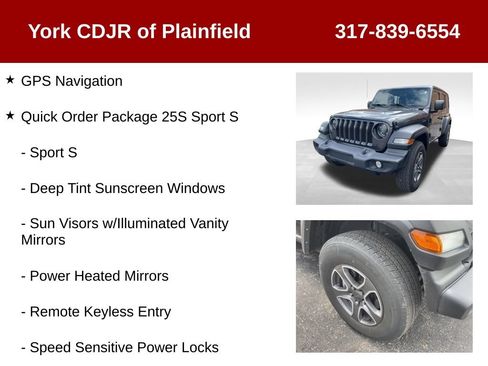 Used 2023 Jeep Wrangler Unlimited Sport AWD/4WD image 6