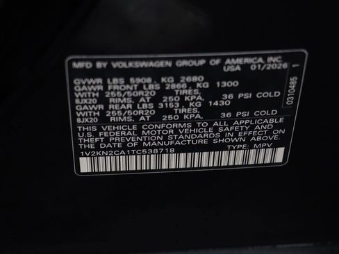 New 2026 Volkswagen Atlas SE w/ Panoramic Sunroof Package image 21