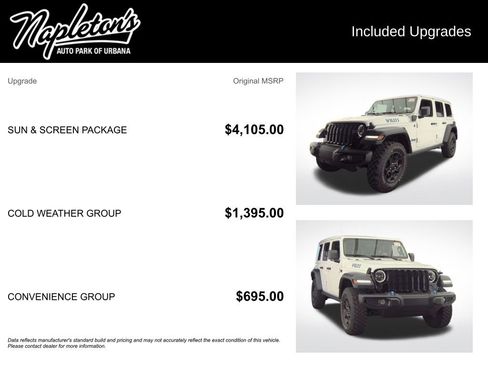 Used 2023 Jeep Wrangler Unlimited w/ Sun & Screen Package AWD/4WD image 2