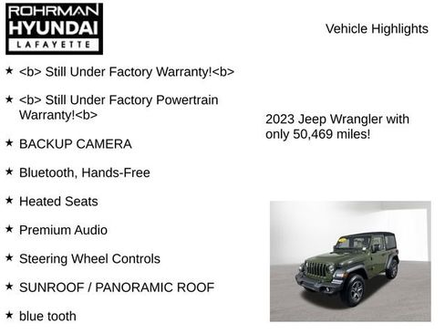 Used 2023 Jeep Wrangler Sport S image 8