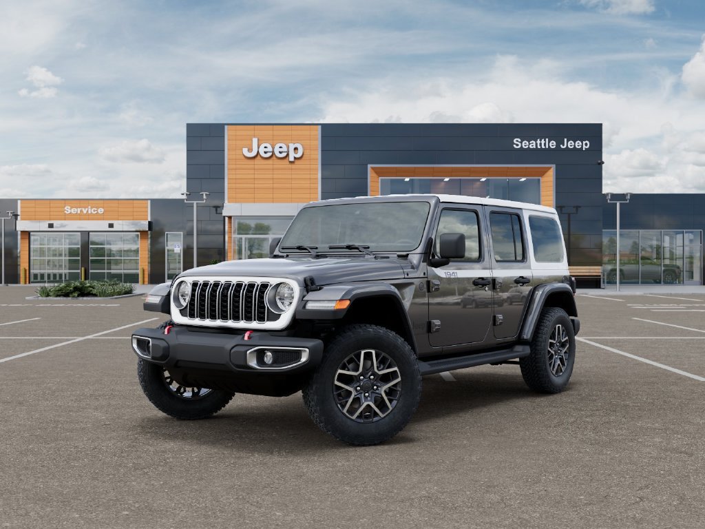 New 2026 Jeep Wrangler Unlimited Sahara w/ Whitecap Package AWD/4WD 360° Tour