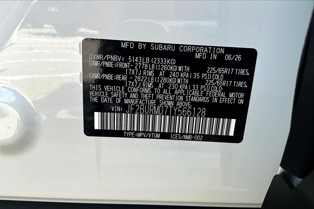 New 2026 Subaru Outback Wilderness AWD/4WD image 8