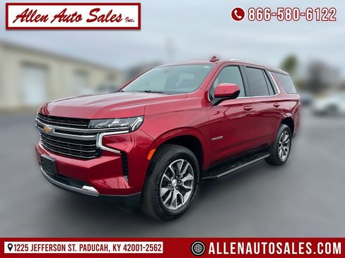 Used 2021 Chevrolet Tahoe LT w/ Rear Media and Nav Package image 1