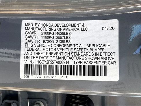 New 2026 Honda Accord Sport image 17