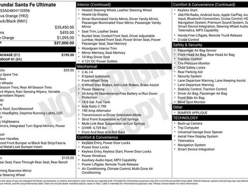 Used 2019 Hyundai Santa Fe SEL w/ Cargo Package image 1