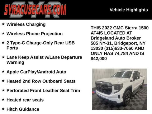 Used 2022 GMC Sierra 1500 AT4 w/ AT4 Preferred Package AWD/4WD image 6