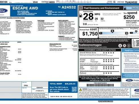 New 2026 Ford Escape Active w/ Tech Pack #1 AWD/4WD image 3