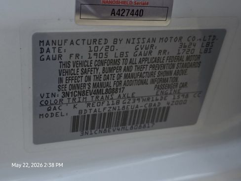 Used 2021 Nissan Versa SV FWD image 31
