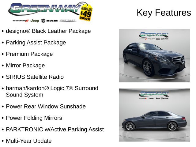 Used 2016 Mercedes-Benz E 350 4MATIC Sedan image 2