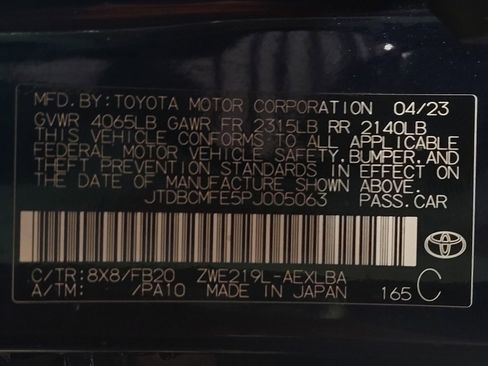 Used 2023 Toyota Corolla LE FWD image 33