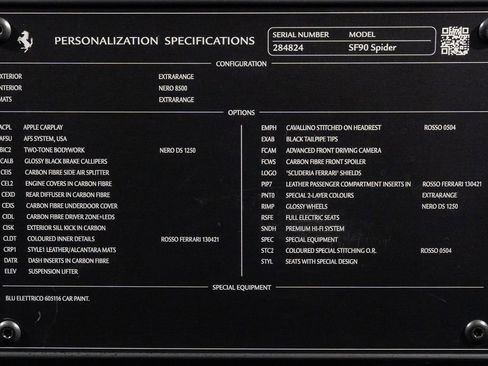 Used 2022 Ferrari SF90 Spider image 11