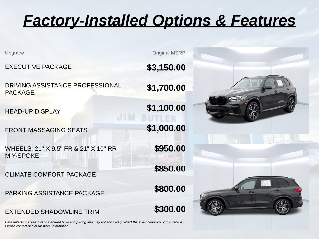 Used 2023 BMW X5 M50i w/ Executive Package AWD/4WD image 2