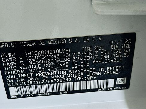 Used 2023 Honda HR-V LX image 12
