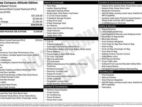 Certified 2022 Jeep Compass Altitude image 26
