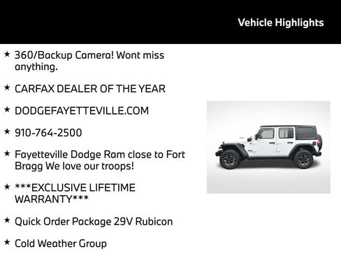 Used 2023 Jeep Wrangler Unlimited Rubicon 4xe w/ Cold Weather Group image 5