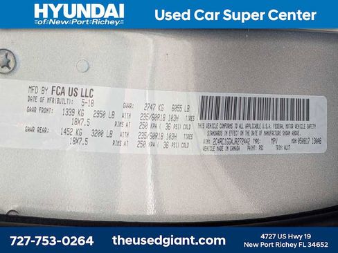 Used 2018 Chrysler Pacifica Limited image 50