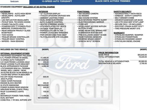New 2026 Ford F250 Lariat w/ Black Appearance Package AWD/4WD image 2