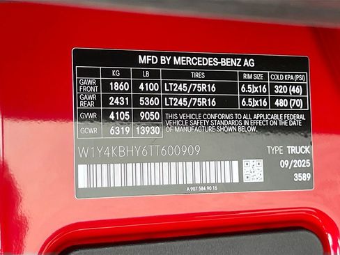 New 2026 Mercedes-Benz Sprinter 2500 image 27