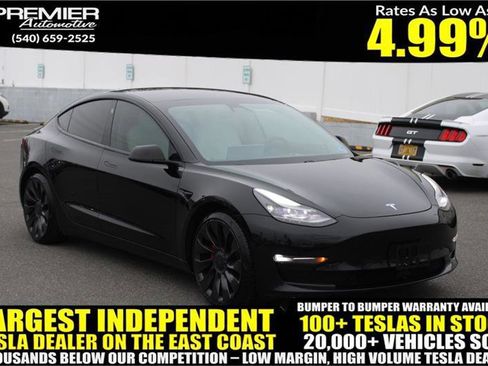 Used 2021 Tesla Model 3 Performance image 1