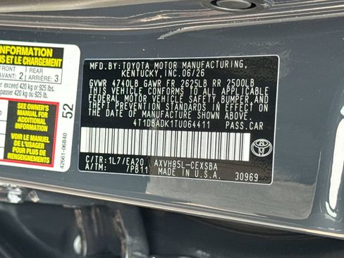 Used 2026 Toyota Camry SE w/ Convenience Package AWD/4WD image 47
