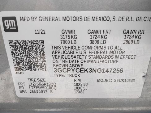 Used 2022 Chevrolet Silverado 1500 Custom Trail Boss w/ Safety Confidence Package image 30