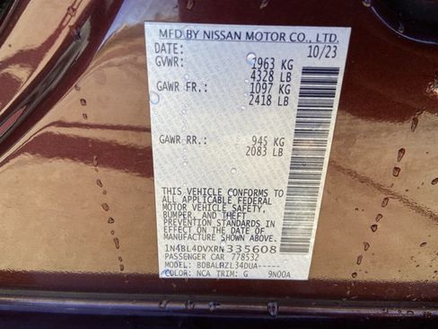 Used 2024 Nissan Altima 2.5 SV image 32