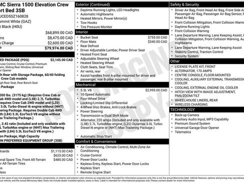 Used 2025 GMC Sierra 1500 Elevation w/ Preferred Package AWD/4WD image 37