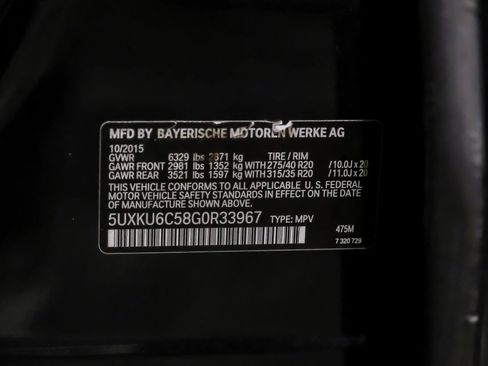 Used 2016 BMW X6 xDrive50i image 63