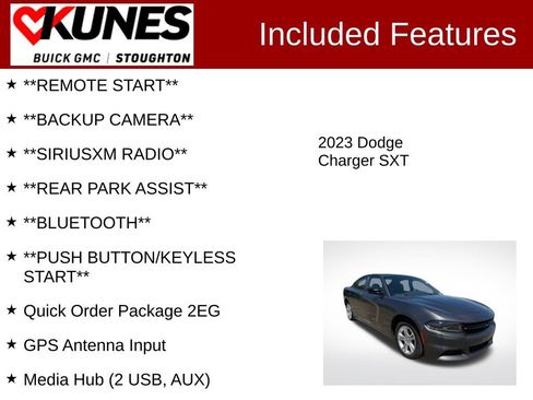 Used 2023 Dodge Charger SXT RWD image 2