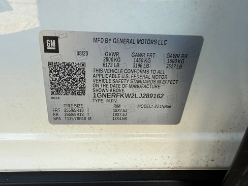 Certified 2020 Chevrolet Traverse LS FWD image 40