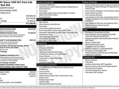 Certified 2023 GMC Sierra 1500 SLT w/ SLT Premium Package AWD/4WD image 5