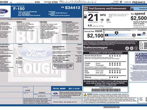 Used 2023 Ford F150 XLT w/ Equipment Group 301A Mid image 43