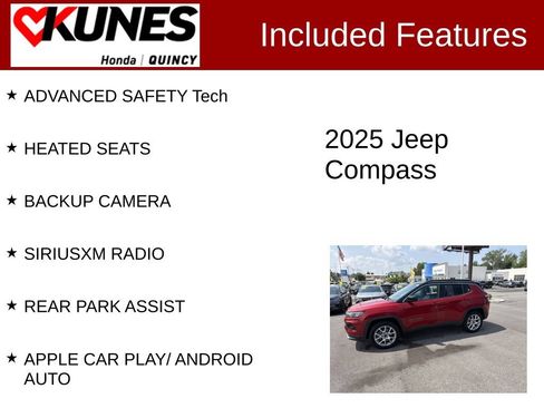 Used 2025 Jeep Compass Limited AWD/4WD image 3