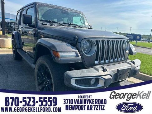 Used 2021 Jeep Wrangler Unlimited Sahara w/ Cold Weather Group AWD/4WD image 1