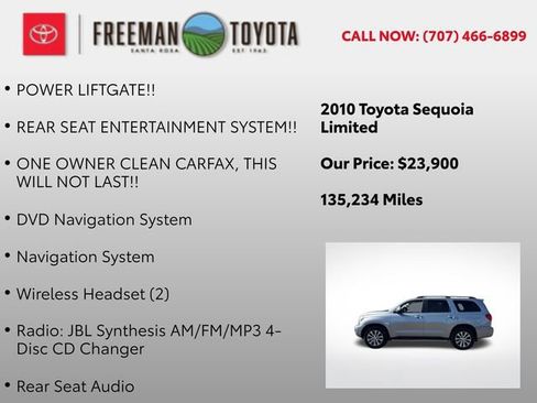 Used 2010 Toyota Sequoia Limited image 8