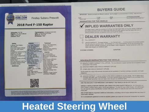 Used 2018 Ford F150 Raptor w/ Equipment Group 802A Luxury image 34