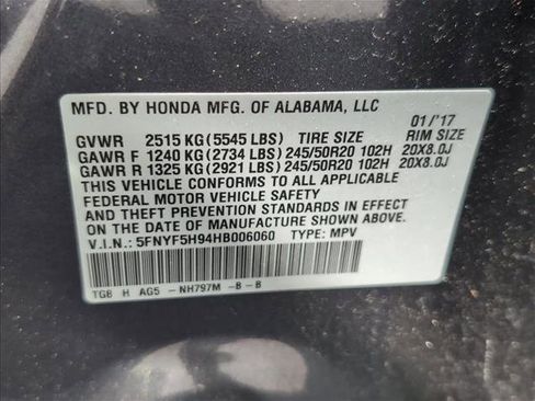 Used 2017 Honda Pilot Touring image 26