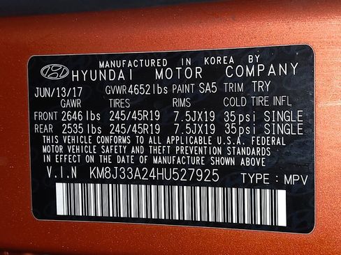 Used 2017 Hyundai Tucson Sport FWD image 33