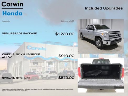 Used 2016 Toyota Tundra SR5 w/ SR5 Upgrade Package AWD/4WD image 4