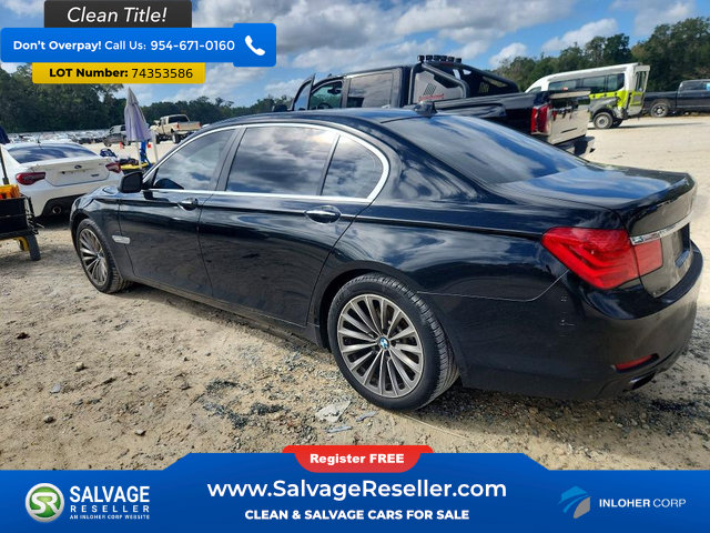 Used 2012 BMW 740Li w/ Luxury Seating Pkg RWD image 3